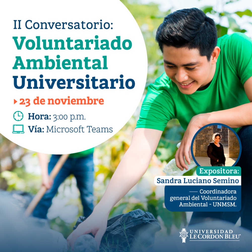 II Conversatorio: Voluntariado Ambiental Universitario