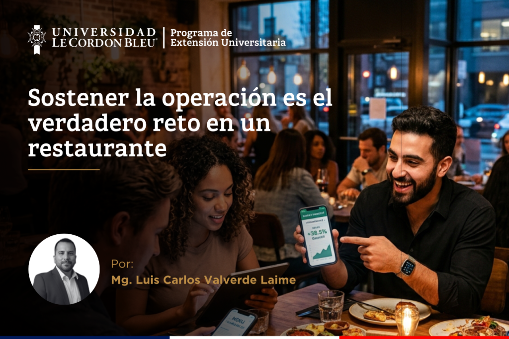 Sostener la operación es el verdadero reto en un restaurante